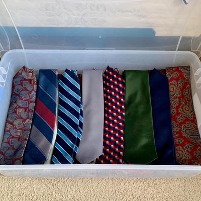 LOT 175 Z: Necktie Collection; Christian Dior, Kenneth Cole, Bugatti, & More