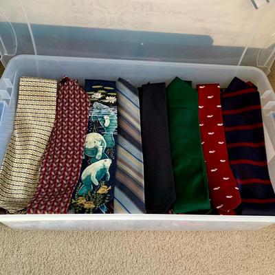 LOT 175 Z: Necktie Collection; Christian Dior, Kenneth Cole, Bugatti, & More