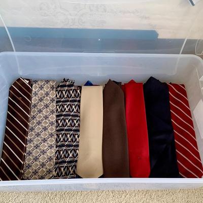 LOT 175 Z: Necktie Collection; Christian Dior, Kenneth Cole, Bugatti, & More