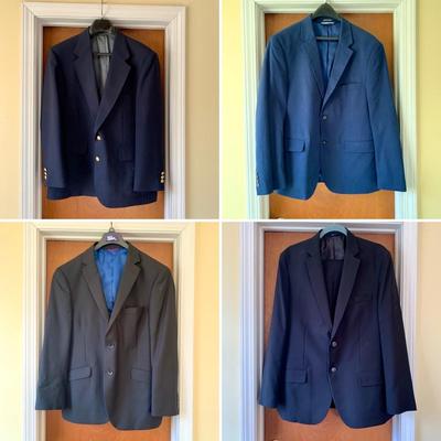 LOT 178 Z: Suit Jacket Collection; Stafford, Nautica, Billy London, & Haggar (Jacket & Pants)