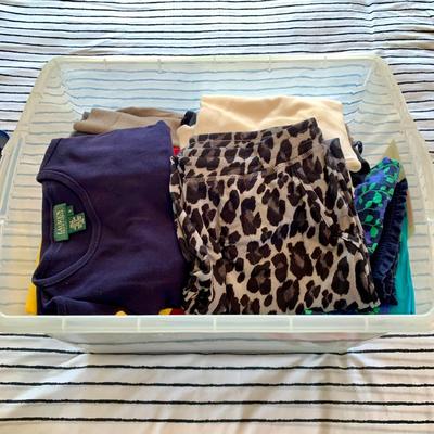 LOT 179 Z: Tote of Women's Clothes; Lauren by Ralph Lauren, Nautica, Tahari, & More!