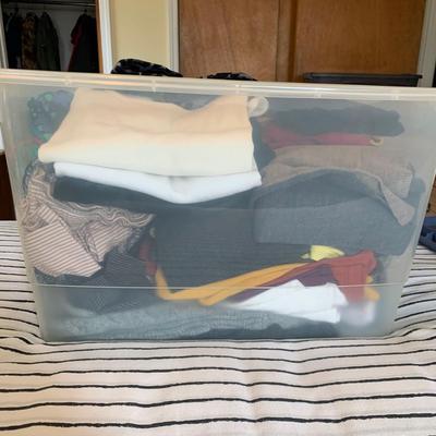 LOT 179 Z: Tote of Women's Clothes; Lauren by Ralph Lauren, Nautica, Tahari, & More!