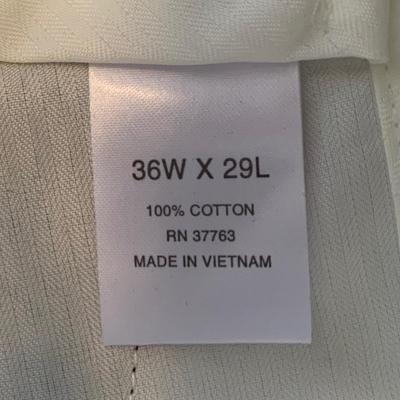 LOT 180 Z: Tote of Men's Pants & Suspenders; Dockers, Haggar, Towncraft, & More!