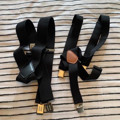 LOT 180 Z: Tote of Men's Pants & Suspenders; Dockers, Haggar, Towncraft, & More!