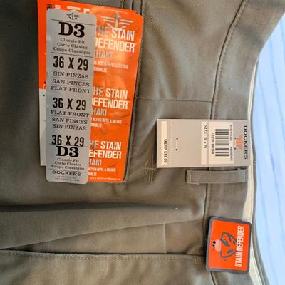 LOT 180 Z: Tote of Men's Pants & Suspenders; Dockers, Haggar, Towncraft, & More!