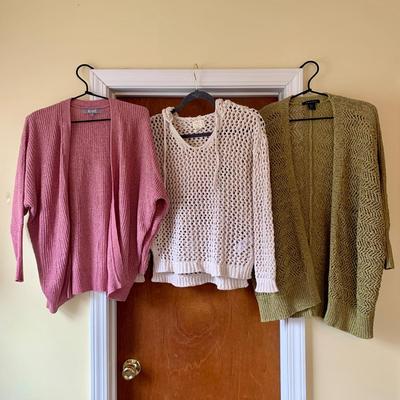 LOT 242 Z: Cardigan Collection; Artelier, Marled, Tahari, & More