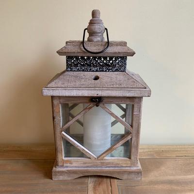 LOT 245 Z: Raw Wood 3 Drawer Dresser w/ Decor