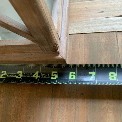 LOT 245 Z: Raw Wood 3 Drawer Dresser w/ Decor