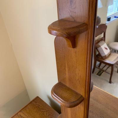 LOT 246 Z: 8 Drawer Vanity Dresser w/ Mirror & Wheat Accents