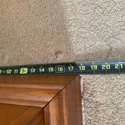 LOT 247 Z: 5 Drawer Chest Of Drawers w/ Wheat Accent