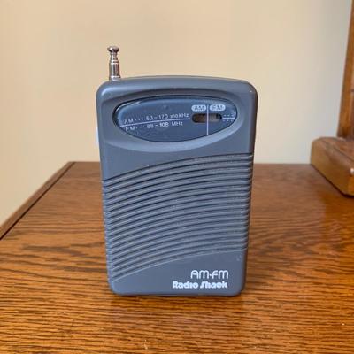 LOT 249 Z: RCA CD Player Clock Radio Model #RP3751A, Coby 12 Band World Receiver Model #CX-CB12, & Radio Shack Handheld AM/FM Radio