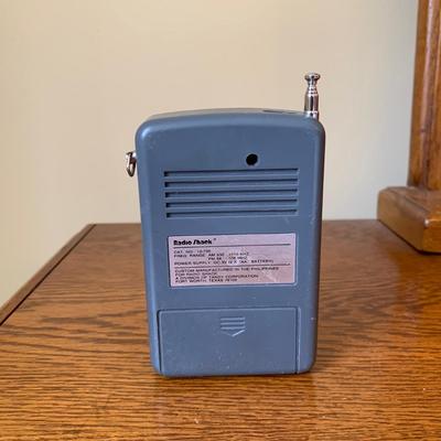 LOT 249 Z: RCA CD Player Clock Radio Model #RP3751A, Coby 12 Band World Receiver Model #CX-CB12, & Radio Shack Handheld AM/FM Radio