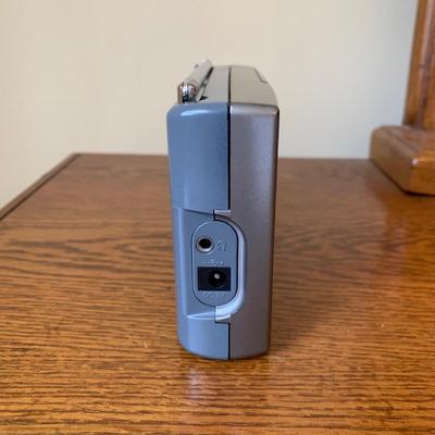 LOT 249 Z: RCA CD Player Clock Radio Model #RP3751A, Coby 12 Band World Receiver Model #CX-CB12, & Radio Shack Handheld AM/FM Radio