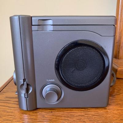 LOT 249 Z: RCA CD Player Clock Radio Model #RP3751A, Coby 12 Band World Receiver Model #CX-CB12, & Radio Shack Handheld AM/FM Radio