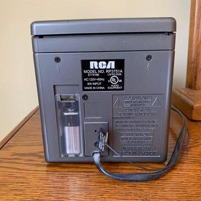 LOT 249 Z: RCA CD Player Clock Radio Model #RP3751A, Coby 12 Band World Receiver Model #CX-CB12, & Radio Shack Handheld AM/FM Radio