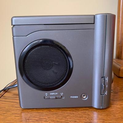 LOT 249 Z: RCA CD Player Clock Radio Model #RP3751A, Coby 12 Band World Receiver Model #CX-CB12, & Radio Shack Handheld AM/FM Radio