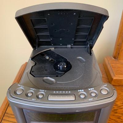 LOT 249 Z: RCA CD Player Clock Radio Model #RP3751A, Coby 12 Band World Receiver Model #CX-CB12, & Radio Shack Handheld AM/FM Radio