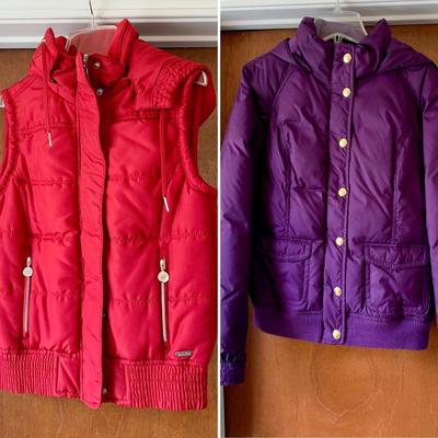 LOT 251 Z: Calvin Klein Performance Puffer Vest & Juicy Couture Coat