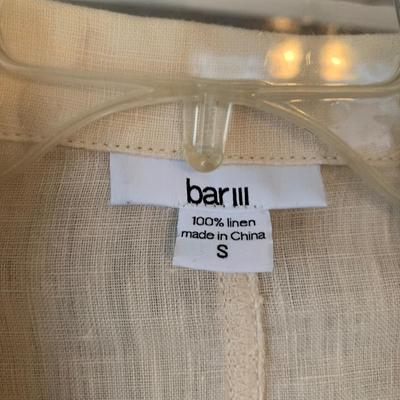 LOT 254 Z: Bar III Linen Jacket & J. Crew Denim Jacket