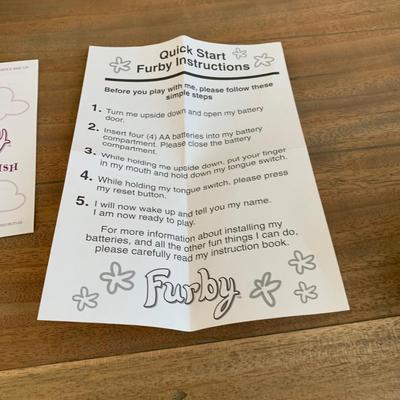 LOT 261 Y: Furby Collection (2 NIP)