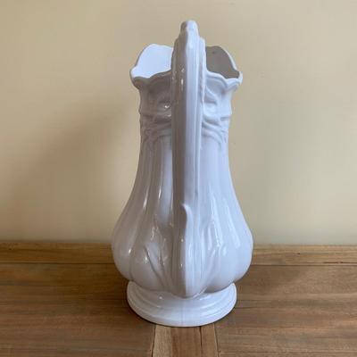 LOT 264 Y: Royal Burgess & Goddard Wash Bowl & Pitcher w/ Elsmore & Forster Pitcher