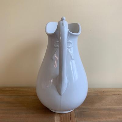 LOT 264 Y: Royal Burgess & Goddard Wash Bowl & Pitcher w/ Elsmore & Forster Pitcher