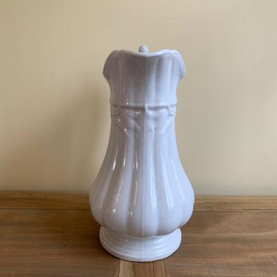 LOT 264 Y: Royal Burgess & Goddard Wash Bowl & Pitcher w/ Elsmore & Forster Pitcher