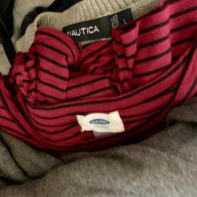 LOT 268 X: Closet Clear Out! Men's Clothing, Shoes, Robes, & More!