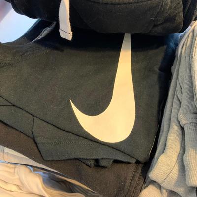 LOT 317 X: Tote of Clothing; Timberland, Champion, Adidas, & More