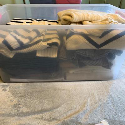 LOT 318 X: Tote of Women's Clothing; Lauren by Ralph Lauren, Philosophy, J. Crew, & More!