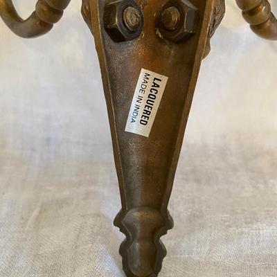 Victorian Style Double Arm Brass Wall Sconces