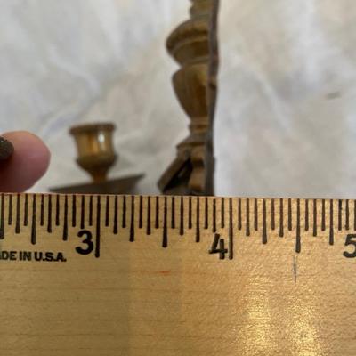 Victorian Style Double Arm Brass Wall Sconces