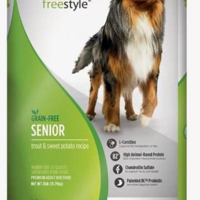 Nulo Freestyle Senior Grain-Free Trout & Sweet Potato Recipe Dry Dog Food, 24-lb bag