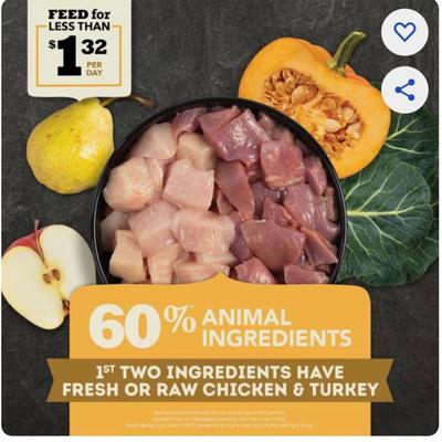 ACANA Free-Run Poultry Recipe Grain-Free Dry Dog Food, 4.5-lb bag