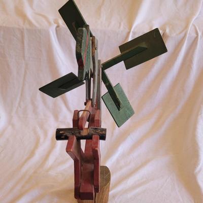 Vintage Whirligig and Farm Truck (BD-EL)