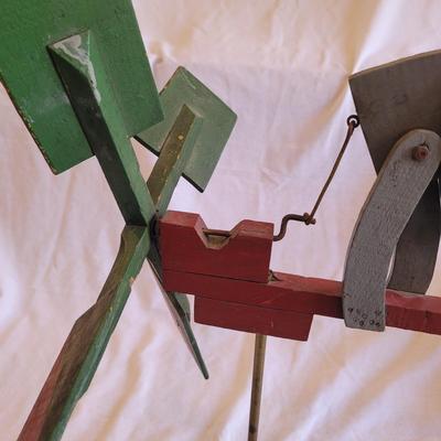 Vintage Whirligig and Farm Truck (BD-EL)