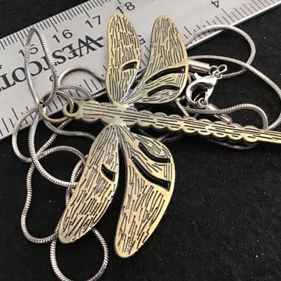 Costume Dragonfly Necklace