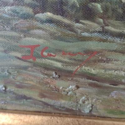 Vintage Original Framed Artwork Signed by Artist