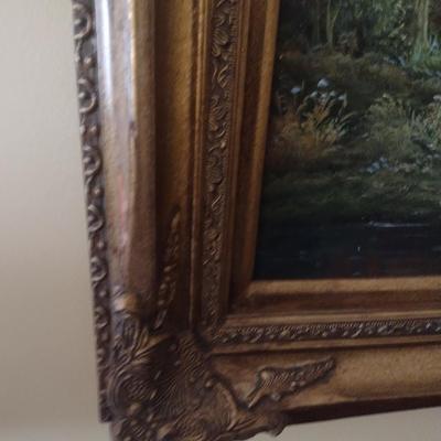 Vintage Original Framed Artwork Signed by Artist