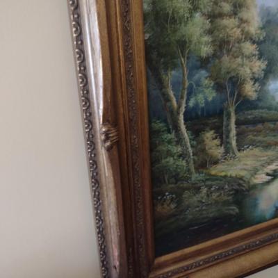 Vintage Original Framed Artwork Signed by Artist