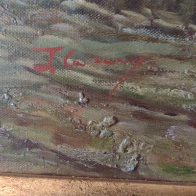 Vintage Original Framed Artwork Signed by Artist