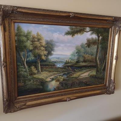 Vintage Original Framed Artwork Signed by Artist