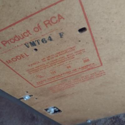 1960's RCA Turntable Console Model VMF-64-F with Cassette Player Upgrade