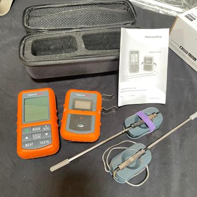 Brookstone Grill Alert W/Box, Therm Pro & More Grilling Necessities (K-SS)