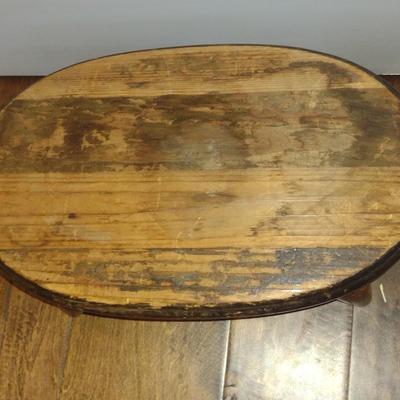 Oval Wooden Foot Stool