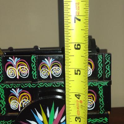 Miniature Hand Painted Carreta- Approx 9" Long