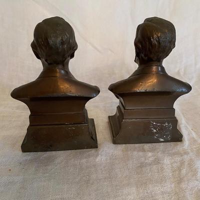 Lincoln bust bookends