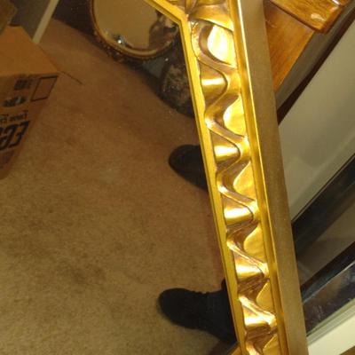 Framed Octagonal Wall Mirror- Approx 31" x 24 3/4"