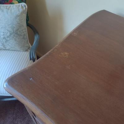 Vintage Irwin Walnut Three Drawer Sideboard