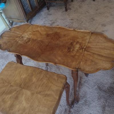 French Provincial Three-Piece Nesting Table Set